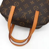 ルイヴィトン M47500 スポンティーニ モノグラム ハンドバッグ ブラウン レディース 箱付き