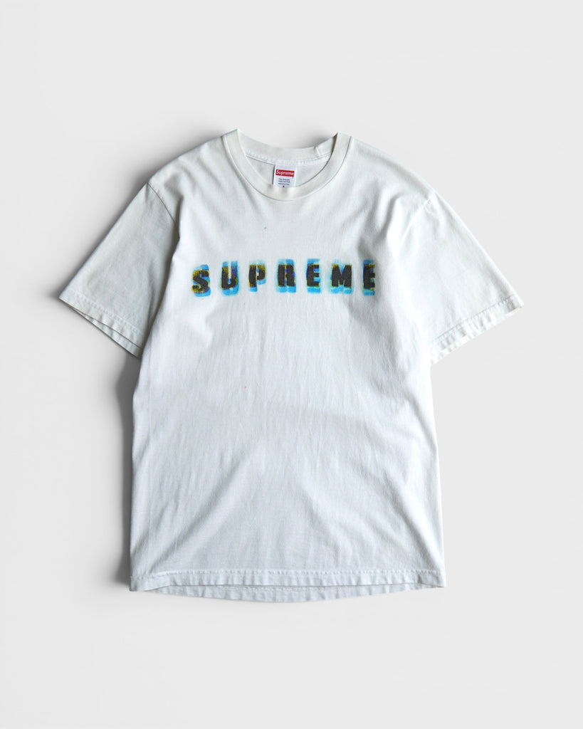 Stencil Tee シュプリーム ロゴ Tシャツ ホワイト