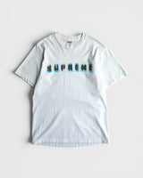 Stencil Tee シュプリーム ロゴ Tシャツ ホワイト