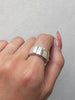 シャネル ロゴ リング 925 シルバー 8号