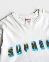 Stencil Tee シュプリーム ロゴ Tシャツ ホワイト