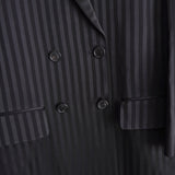 Stripe chesterfield Coat｜Made in Italy