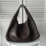 Bottega Veneta Intrecciato Leather One-Shoulder Bag in Brown