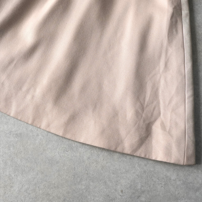 イヴサンローラン ロング丈 トレンチコート ピンクベージュ コート レディース