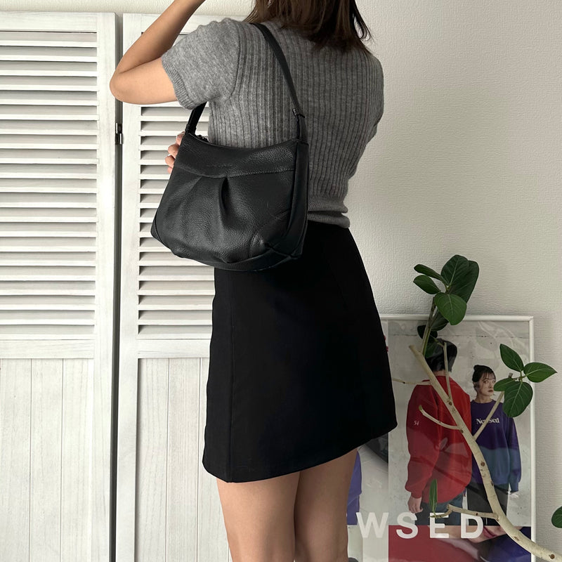 Leather One Shoulder Bag