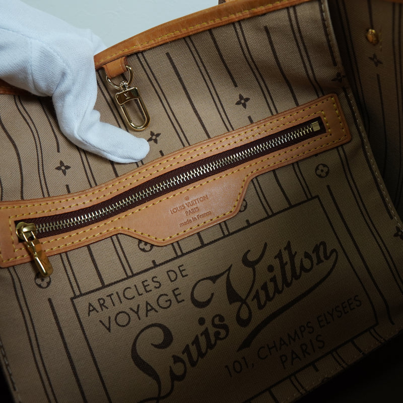 ルイ ヴィトン モノグラム ネヴァーフルPM トートバッグ ブラウン M40155