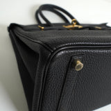 エルメス バーキン25 トゴ ブラック ゴールド金具 □L刻 / 2008年製