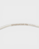 ティファニー ラブノット バングル 925/750 磨き済
