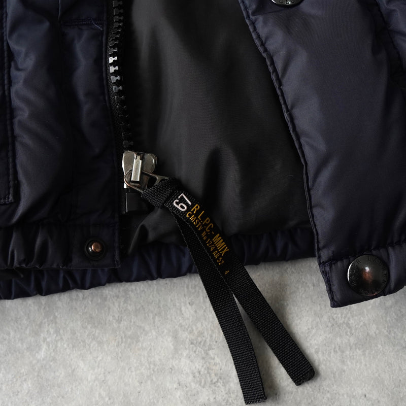 ポロ ラルフローレン ポニーロゴ ダウンジャケット ネイビー