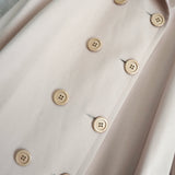 イヴサンローラン ロング丈 トレンチコート ピンクベージュ コート レディース