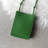 ジルサンダー タングル スモール レザー ショルダーバッグ グリーン