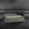 バレンシアガ ダメージ加工 テープロゴ 半袖Ｔシャツ ブラック 1 メンズ