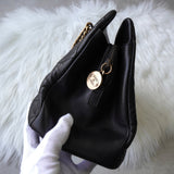 シャネル 1番台 ココマーク マトラッセ ラムスキン チェーンショルダーバッグ トートバッグ ブラック - NEWSED