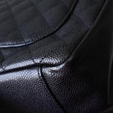 シャネル 1番台 ココマーク マトラッセ キャビアスキン GSTバッグ トートバッグ ブラック - NEWSED