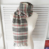 バーバリー ヴィンテージ 英国製 カシミヤ100% ノバチェック マフラー グレー