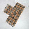 バーバリー ヴィンテージ カシミヤ100% マフラー ノバチェック ベージュ