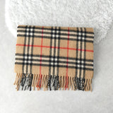 バーバリー ヴィンテージ 英国製 カシミヤ100% ノバチェック マフラー ベージュ - NEWSED