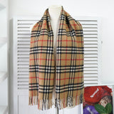 バーバリー ヴィンテージ カシミヤ100% マフラー ノバチェック ベージュ - NEWSED