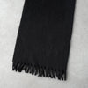 プラダ ロゴ カシミヤ100% ウール マフラー ブラック 箱付き