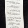 グッチ シルク100％ バックリボン カシミヤ混 ウール オーバー ニット フリルセーター ニット ブラック S レディース