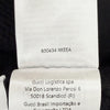 グッチ シルク100％ バックリボン カシミヤ混 ウール オーバー ニット フリルセーター ニット ブラック S レディース