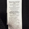 グッチ シルク100％ バックリボン カシミヤ混 ウール オーバー ニット フリルセーター ニット ブラック S レディース