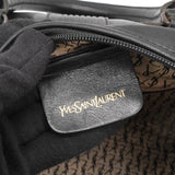 イヴ サンローラン ヴィンテージ YSLロゴ レザー ミニボストンバッグ ハンドバッグ ブラック レディース 箱付き