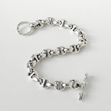 ホーセンブース 10MM OPEN - LINK シルバー925 ブレスレット 28コマ - NEWSED