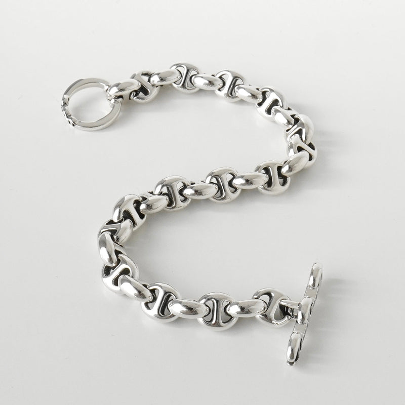 ホーセンブース 10MM OPEN - LINK シルバー925 ブレスレット 28コマ - NEWSED