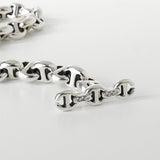 ホーセンブース 10MM OPEN - LINK シルバー925 ブレスレット 28コマ - NEWSED