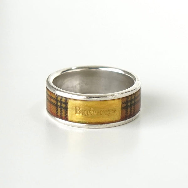 BURBERRY バーバリー ノバチェック 11号 指輪 リング シルバー極美品 11-348983_600x600_crop_center.