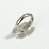 シャネル ココマーク ストライプ リング シルバー ブルー / レッド 11号 - NEWSED