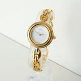 グッチ チェンジベゼル 11/12.2 QZ / SS 白文字盤 レディース 電池交換済 - NEWSED