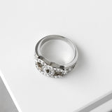 シャネル ココマーク ラインストーン シルバー 指輪 リング 11.5号 - NEWSED