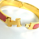 エルメス クリックH PM バングル GP / ピンク