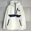 ザ ノースフェイス RIMO Fleece Anorak Hood Jacket ロゴ ハーフジップ ボア フリースジャケット ホワイト