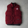 カナダグース ダウンベスト レッド