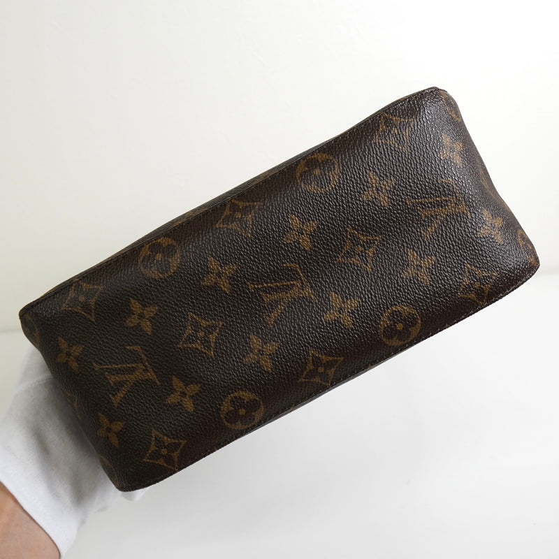 ルイ ヴィトン モノグラム ルーピングMM ワンショルダーバッグ ブラウン M51146