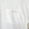 Prada 2021SS 徽标标签口袋短袖 Polo 衫 白色
