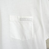 Prada 2021SS 徽标标签口袋短袖 Polo 衫 白色