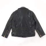 ビューティフルピープル ラムレザー ライダースジャケット レザージャケット ブラック 130 キッズ - NEWSED