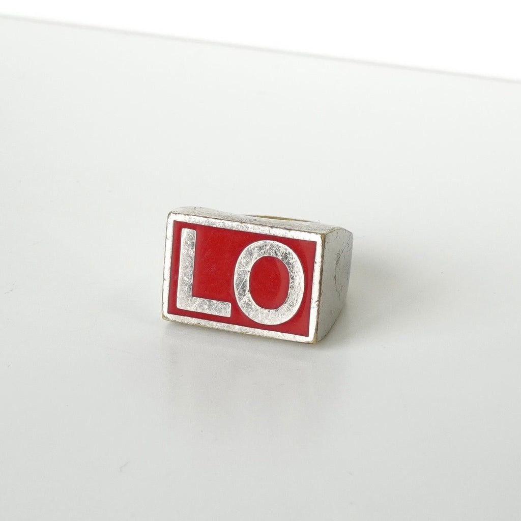 ジバンシィ レター シルバー 指輪 リング 13.5号