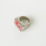 ジバンシィ レター シルバー 指輪 リング 13.5号 - NEWSED