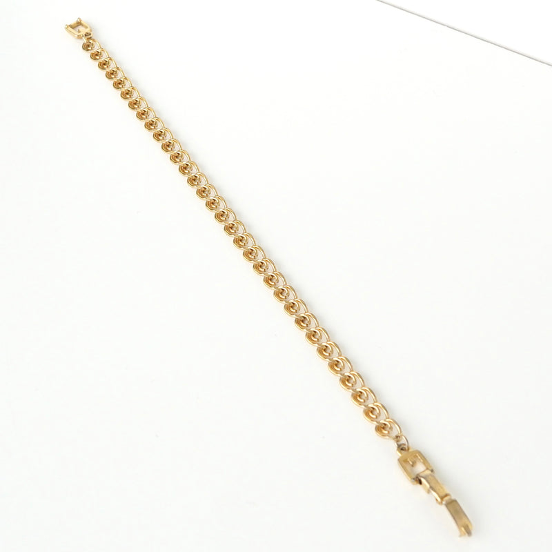 クリスチャン ディオール ヴィンテージ GPゴールド チェーン ブレスレット