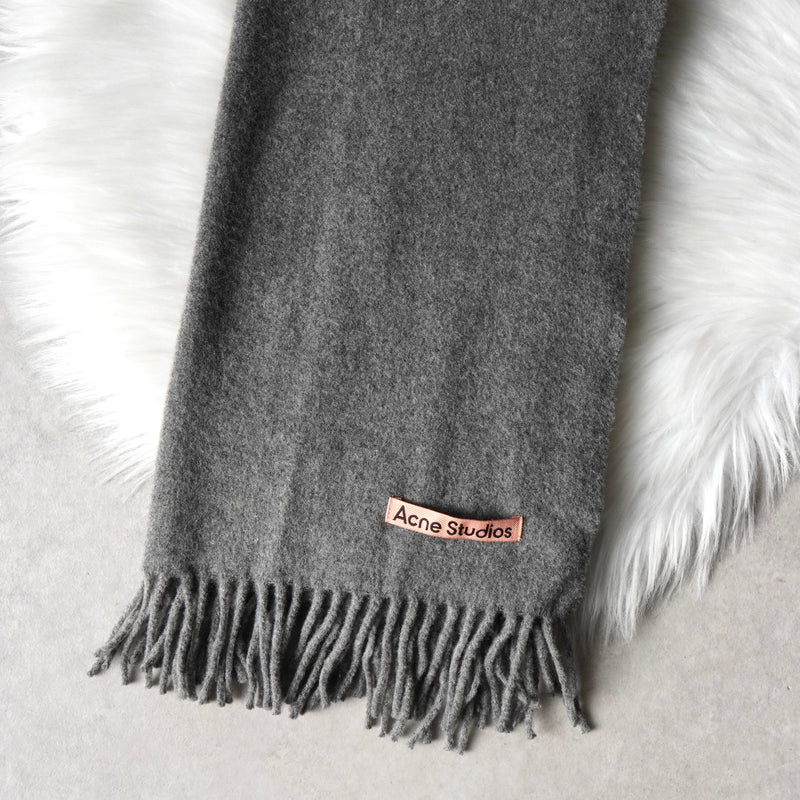 アクネ ストゥディオズ ストール ウール マフラー グレー