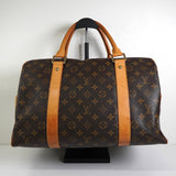 ルイ ヴィトン モノグラム キャリーオール ボストンバッグ ブラウン M40074