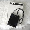 ジルサンダー タングル スモール ロゴ レザー ショルダーバッグ ブラック 未使用品 箱付き