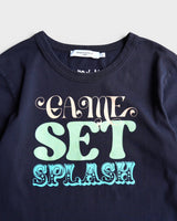 メゾン キツネ プリント Tシャツ ブラック XS レディース