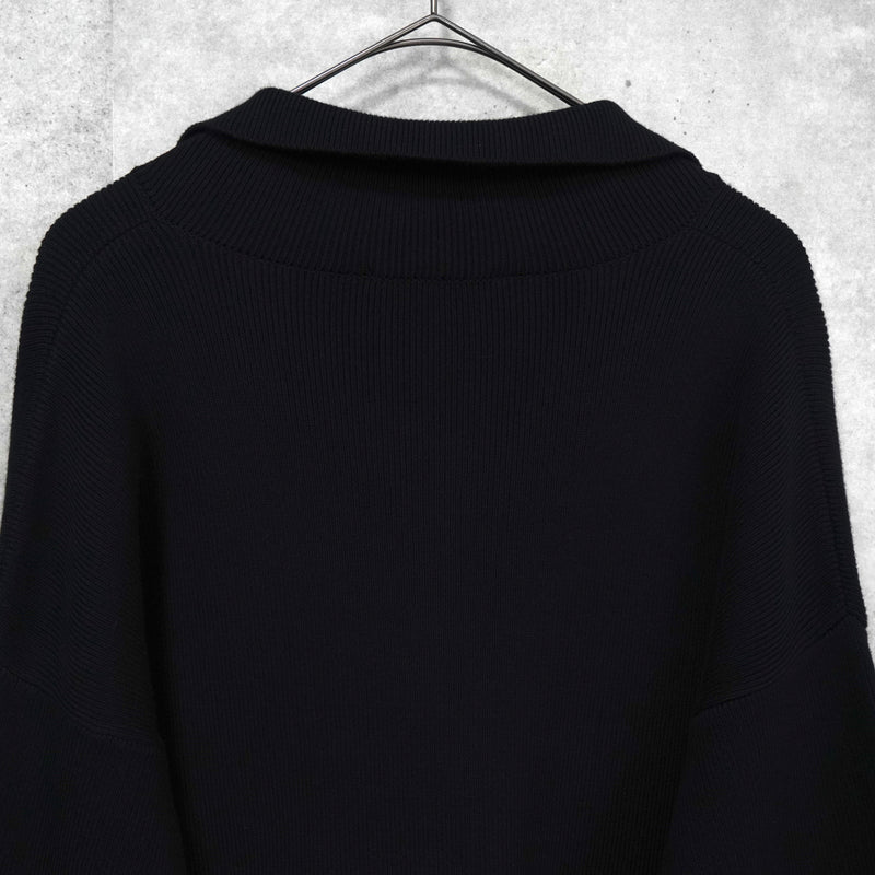 アミパリ アミ パリス ハートロゴ ポロニット ブラック タグ付き未使用品