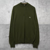 バーバリー ホースロゴ ハーフジップ ニット カーキ